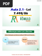 Lei Do Exercicio Profissional Slide