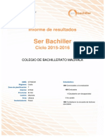 Ineval Resultado Ser Bachiller 2015-2016