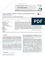 A Fast and Efficient Approach To Prepare Starch Nanocrystals From