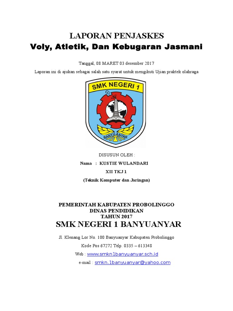 LAPORAN PRAKERIN SMK NEGERI