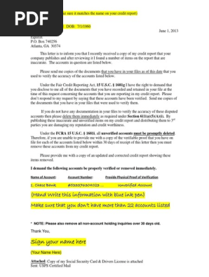 609 Credit Dispute Letter1