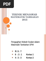 Teknik Menjawab Add Math 2015