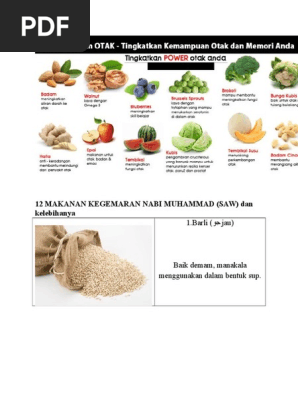12 Makanan Kegemaran Nabi Muhammad Pdf