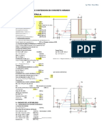 Diseño de Muro de Contencion M-1 PDF