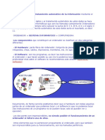 La Informática Es El Tratamiento Automático de La Información