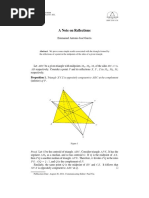 A Note On Reflections: Emmanuel Antonio Jos e Garc Ia