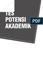 Latihan Tes Potensi Akademik (TPA)