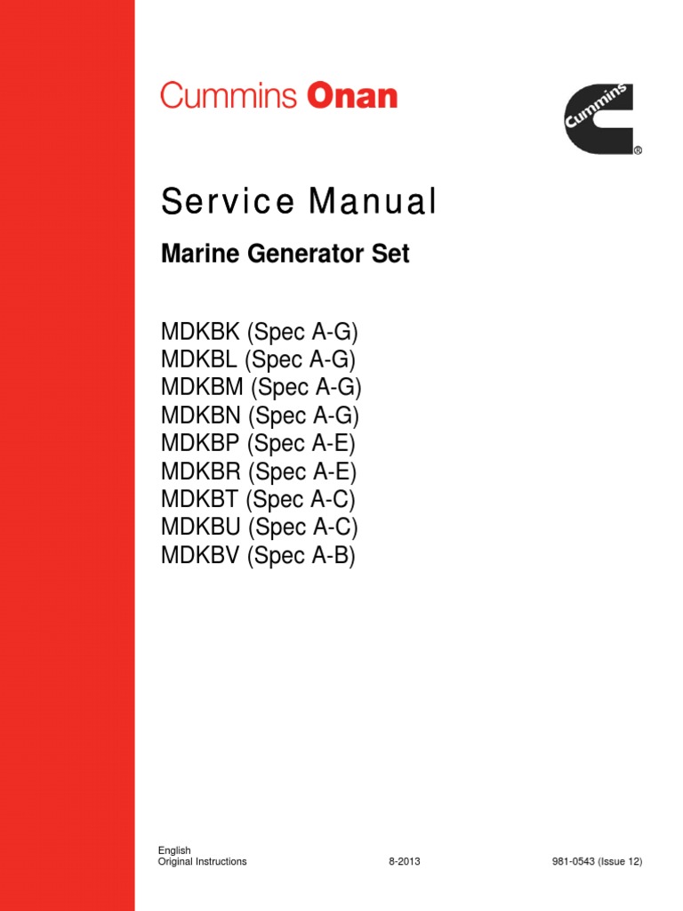 Onan Generator Troubleshooting Manual: Step-by-Step Repair Guide