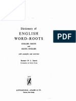 Dictionary of English Word Roots