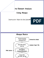 Finite Element Analysis Using Abaqus: Instructor: Nam-Ho Kim (Nkim@ufl - Edu)