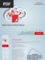 Oracle Database Backup Cloud Service