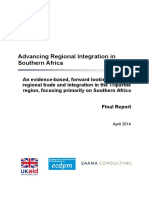 2014 DFID Advancing Regional Integration in Southern Africa Final Report PDF