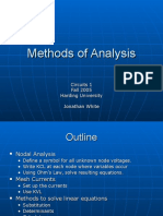 Lecture 4 Methods of Analysis