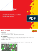 NPO Project: Drive Test Vip Complain Report Nina Ponsel Medan