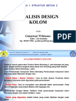 Kuliah 1 - Analisis Design Kolom