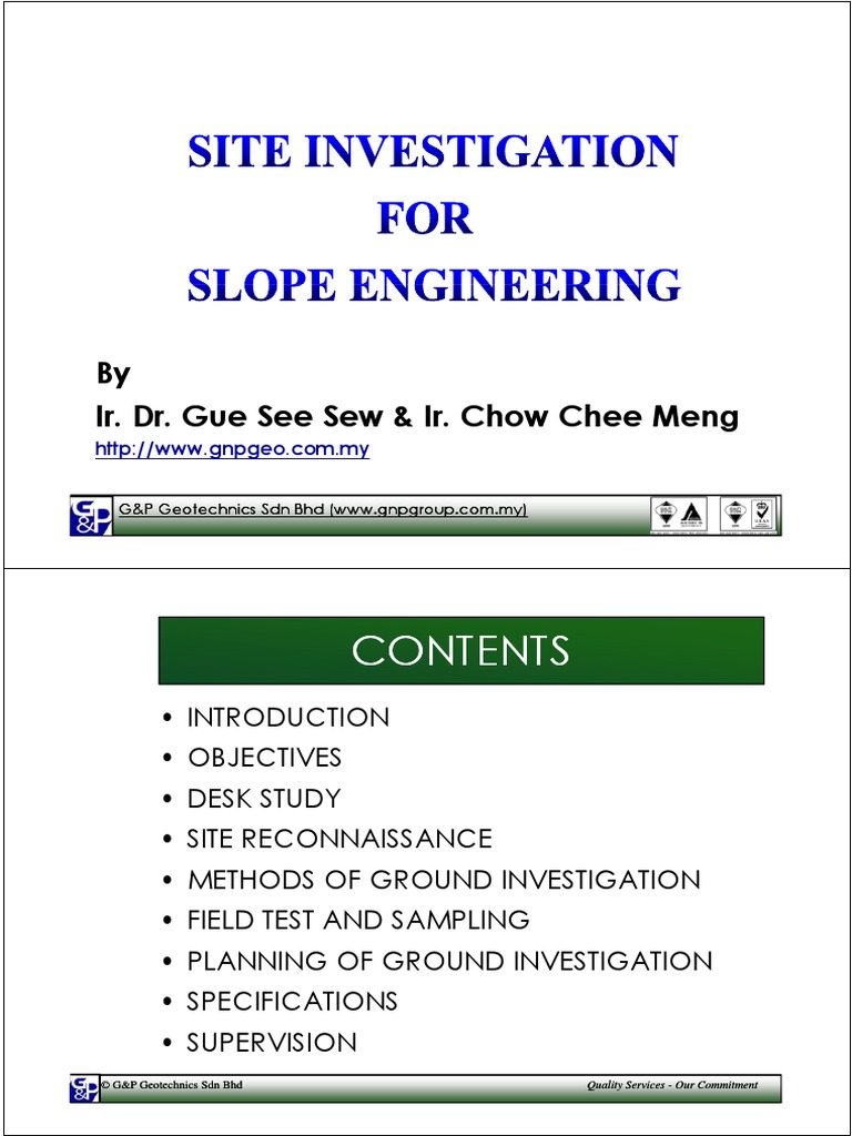 P2 | Geotechnical Engineering | Topography
