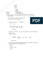 Sample of Calculations Heat Exchanger