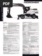 Excavator Cu Roți Hidromek HMK 200 W