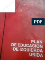 Plan de Educación de Izquierda Unida
