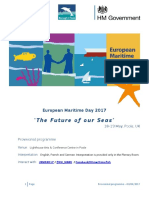 "The Future of Our Seas ": European Maritime Day 2017