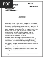 Autometic Street Light Controller