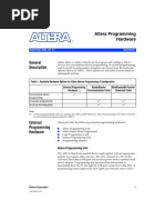 Altera Programming Hardware: General Description