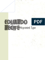 Eduardo Recife - Designer de tipos brasileiro e pioneiro da type foundry Misprinted Type