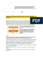 Ley de Ohm y Resistencia