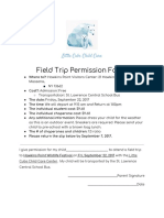 Fieldtrippermissionform