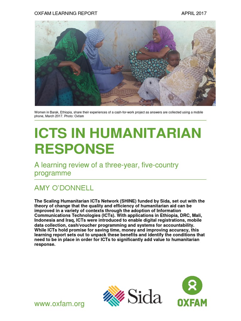 ICTs Enhancing Humanitarian Aid Efficiency | PDF | Information And ...