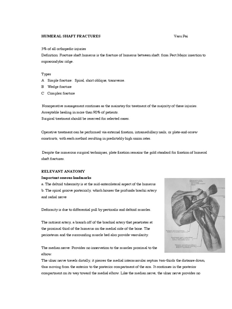 Humeral Fracture | PDF | Elbow | Shoulder