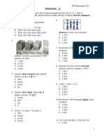 Matematik Tahun 3 - Pertengahan Tahun 2015