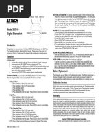 Digital Swim Stopwatch Instructions PDF