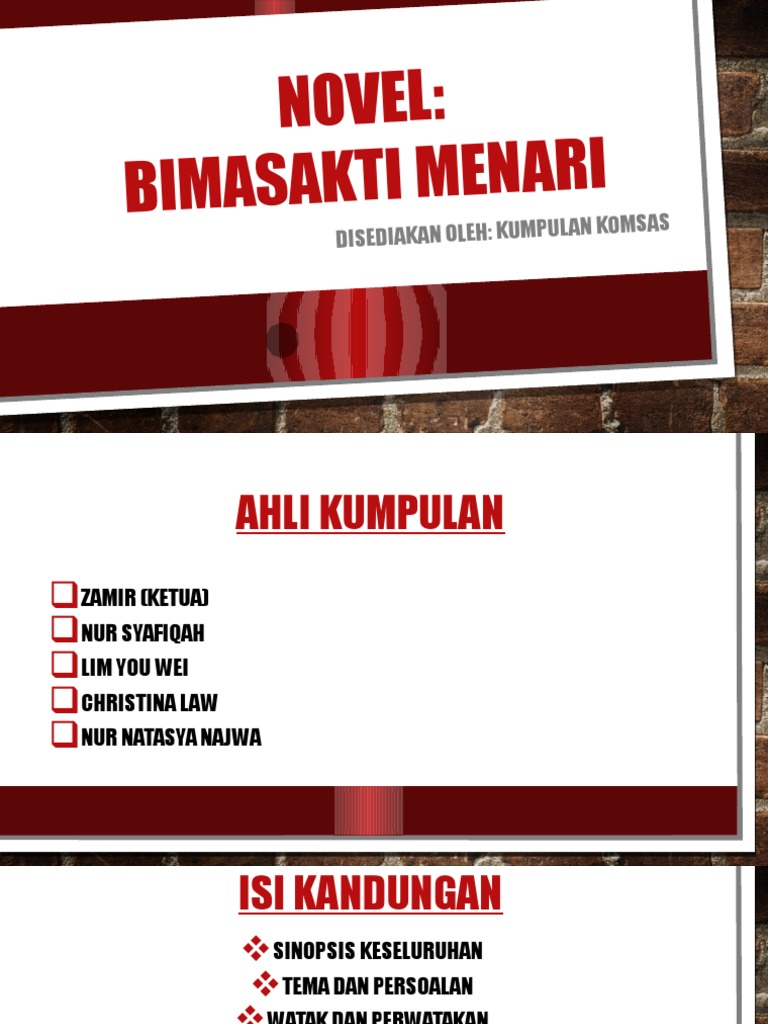 BM- Novel Bimasakti Menari