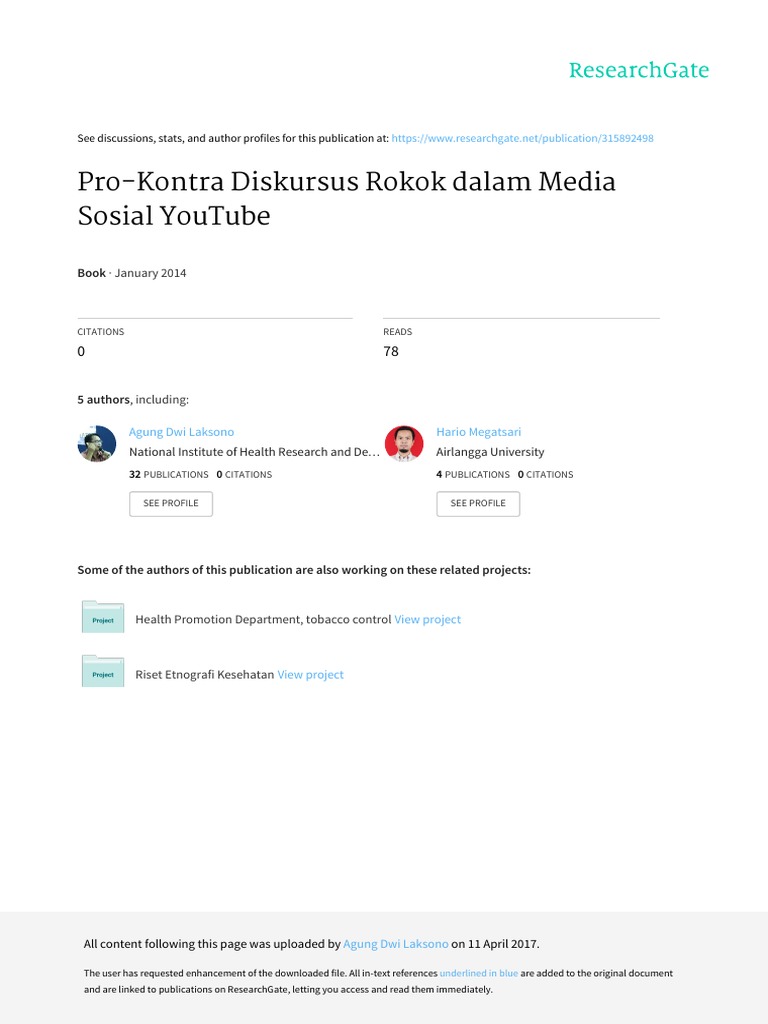 Rokok On YouTube