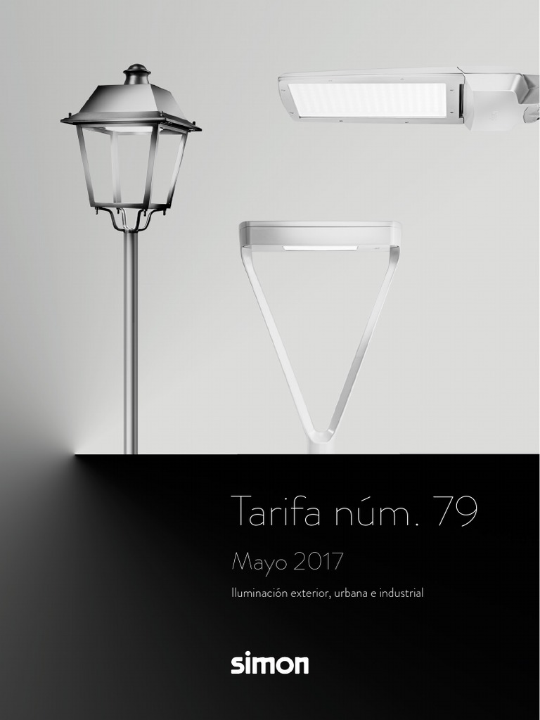 201704 Simon Lighting Tarifa 79 Es Iluminación Exterior 2017