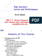 Web Servers: Implementation and Performance: Erich Nahum