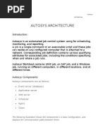 Architecture of Autosys