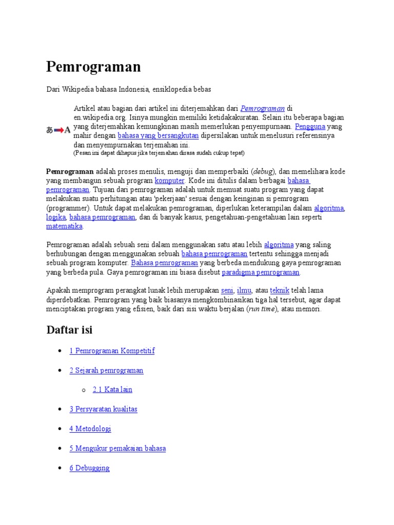 Sejarah Pemrograman | PDF