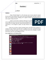 Practicle-1: Aim: TCP Scanning Using NMAP. Solution