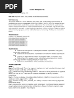 Argumentative Writing Lesson Plan | PDF | Lesson Plan | Argument