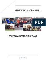 Proyecto Educativo Institucional Versión Marzo 2017