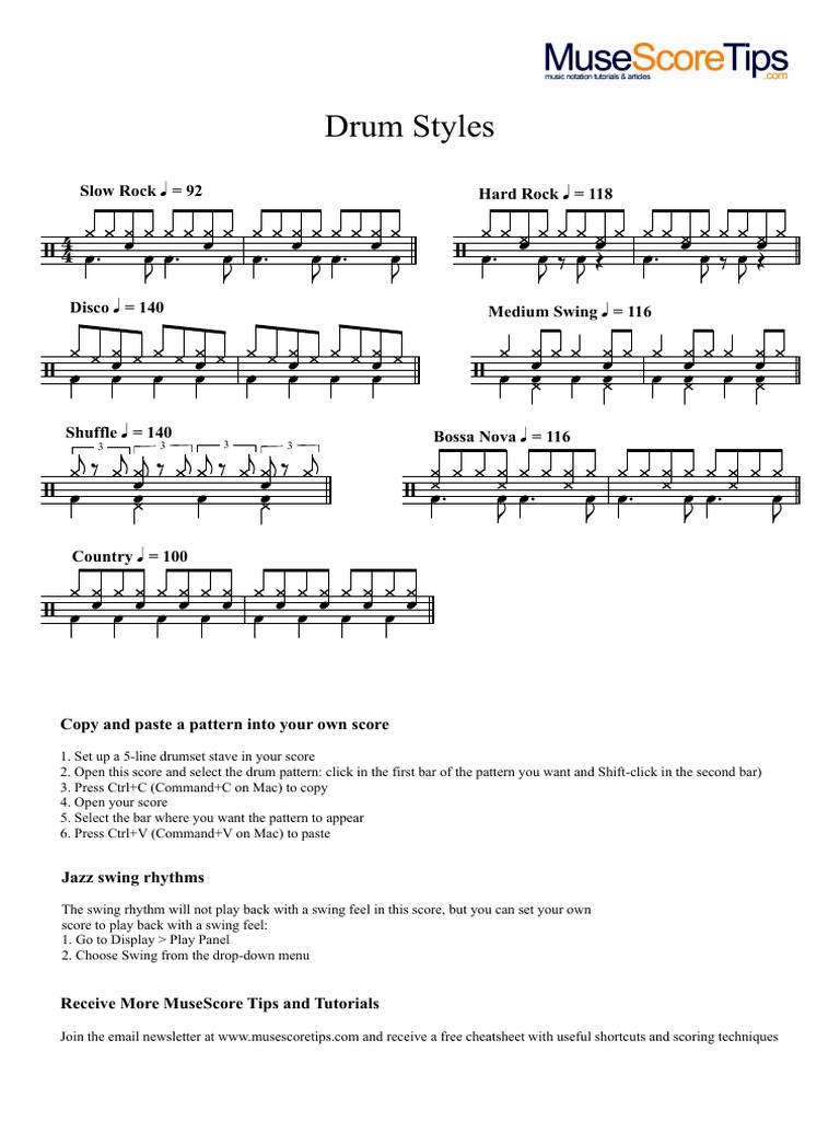 Drum Styles Grooves Pdf Pdf