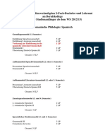 Idealtypischer Studienverlaufsplan Spanisch Ws 12-13 PDF