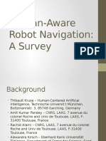 HumanAware Robot Navigation