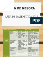 Plan de Mejora