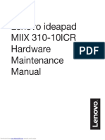 Lenovo Ideapad MIIX 310-10ICR Hardware Maintenance Manual: Downloaded From Manuals Search Engine