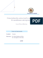 Caracterizacion Estructural y Superficial de Membranas Microporosas 0 PDF