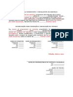 Auto Riza Cao para Circulaçao