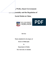 Smart Government - Governmentality and The Regulation of Social Media in China